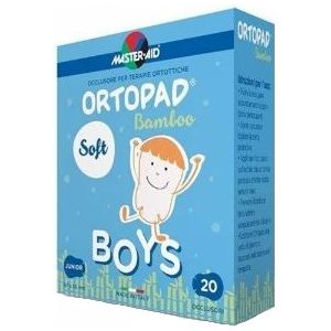 Cerotto oculare per ortottica ortopad soft boys m 20 pezzi