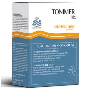 Tonimer lab aerosol 18 flaconcini 3 ml monodose