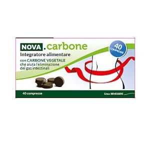 Nova carbone vegetale 40 compresse