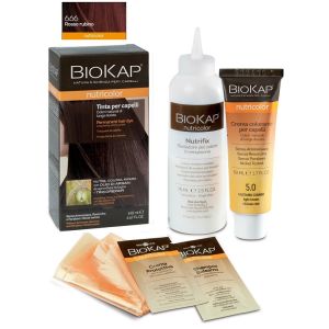 Biokap nutricolor 6,66 rosso rubino tinta tubo + flacone