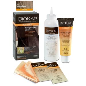 Biokap nutricolor 7,1 new biondo svedese tinta tubo + flacone