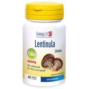Longlife lentinula bio 60 capsule vegetali da 595 mg