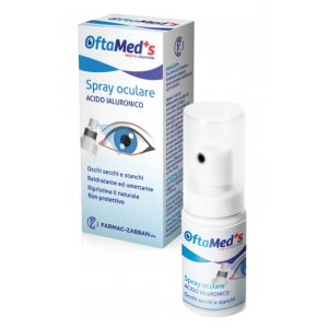 Oftamed's spray culare occhi secchi e stanchi acido ialuronico 10 ml