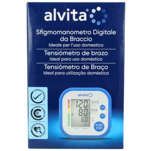 Sfigmomanometro digitale da braccio alvita