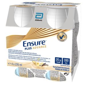 Ensure plus advance vaniglia 4 bottiglie da 220 ml