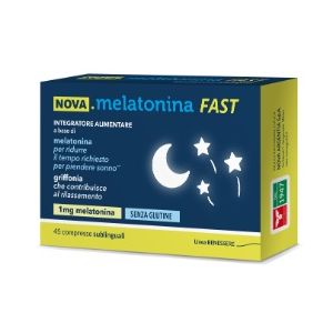 Nova melatonina fast 45 compresse 1mg di melatonina