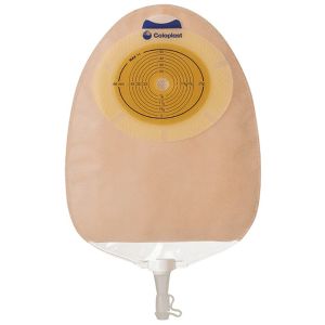 Sacca trasparente sistema monopezzo per urostomia con multichamber sensura ritagliabile 15/33 mm maxi 400 ml 10 pezzi