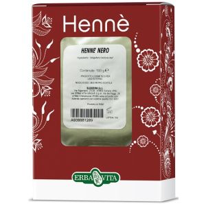 Henne colorante capelli nero 100 g