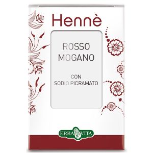 Henne colorante capelli rosso mogano 100 g