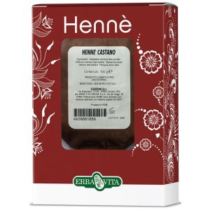 Henne colorante capelli castano 100 g
