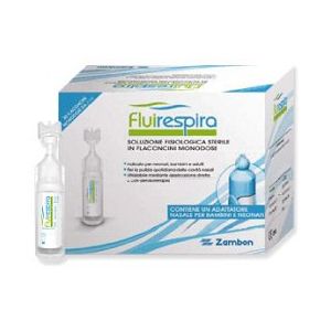 Fluirespira soluzione fisiologica sterile 30 flaconcini monodose da 5ml