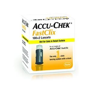 Lancette pungidito accu-chek fastclix 100 + 2 pezzi
