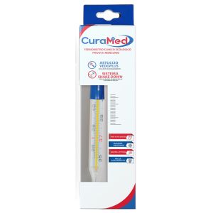 Termometro clinico ovale al gallio con agitatore curaterm