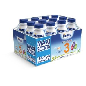 Humana 3 probalance multipack maxi scorta 12 bottiglie da 470 ml