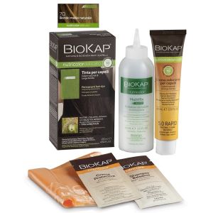Bios line  biokap nutricolor delicato rapid tinta 7,0 biondo medio naturale 135 ml