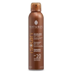 Nature's i solari spray trasparente spf20 200 ml