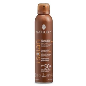 Nature's i solari spray trasparente bambini spf50+ 200 ml