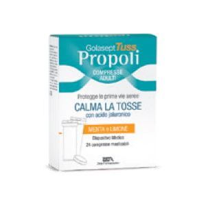 Golasept tuss propoli cpr tosse dispositivo medico compresse masticabili alla propoli in astuccio