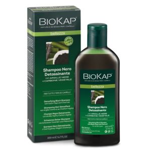 Biokap bellezza shampoo nero detossinante 200 ml biosline