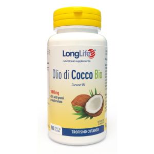 Longlife olio cocco bio 60 perle in gelatina
