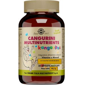 Cangurini multinutrients frutti tropicali 60 tavolette