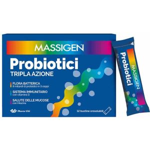 Massigen probiotici 12 stickpack da 1 g prezzo pieno