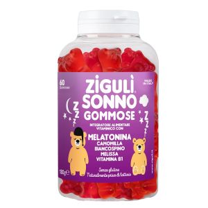 Ziguli sonno fragola 60 gommose