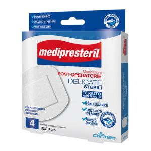 Medicazione post operatoria medipresteril delicata tnt 10x10cm 5 pezzi