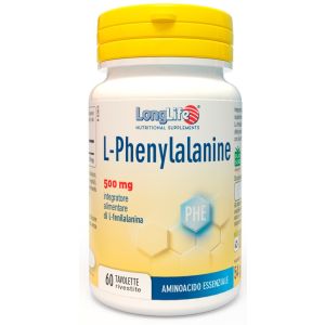 Longlife l-phenylalanine 500 mg 60 tavolette rivestite da 900 mg