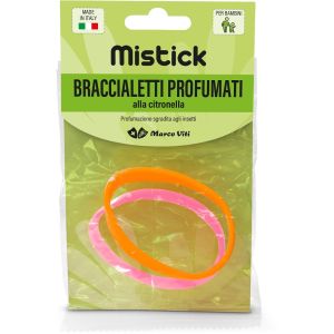 Mistick braccialetti rosa + arancia 2 pezzi