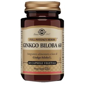 Ginkgo biloba 60 60 capsule vegetali