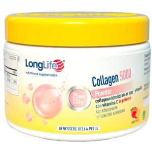 Longlife collagen 5000 powder pesca 130 g