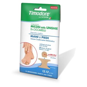 Cerotto timodore per micosi unghie mani e piedi 12 + 12 pezzi