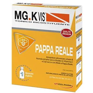 Mgk vis tonico ricostituente pappa reale 10 flaconcini da 10 ml