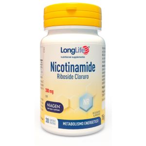Longlife nicotinamide riboside cloruro 30 capsule da 500 mg