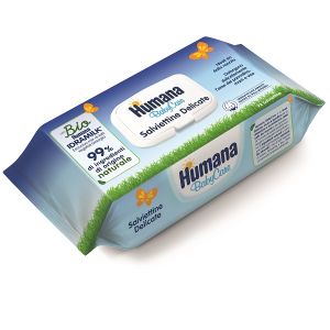 Humana baby care salviette 72 pezzi