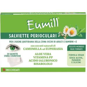 Eumill salviette perioculari 20 pezzi