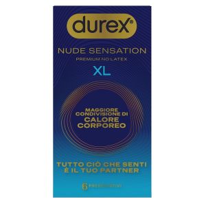 Preservativo durex nude sensation xl 6 pezzi