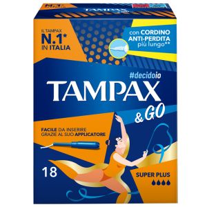 Tampax &go super plus 18 pezzi