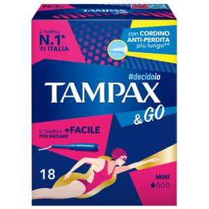 Tampax &go mini 18 pezzi