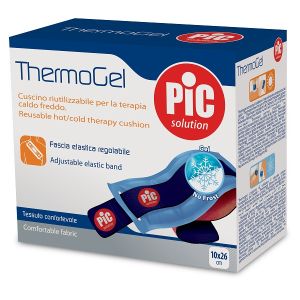 Cuscino thermogel terapia caldo freddo 10x26 cm con fascia elastica itc