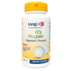 Longlife magtein magnesio l-threonato 60 tavolette rivestite