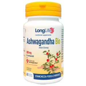 Longlife ashwagandha bio 5% 300 mg 60 capsule vegetali