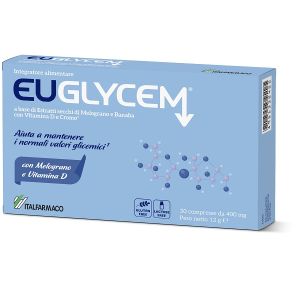 Euglycem 30 compresse da 400 mg senza glutine senza lattosio