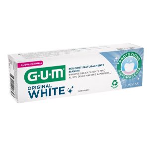 Gum original white dentifricio sbiancante 75 ml nuova formula