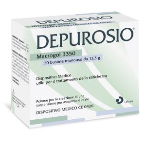 Depurosio 20 bustine da 13,3 g senza glutine senza lattosio