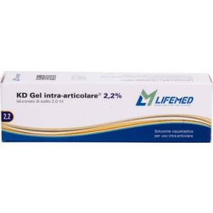 Siringa intra-articolare kd gel 2,2% acido ialuronico 2 ml