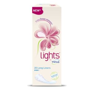 Salvaslip per incontinenza piccole perdite lights by tena long 20 pezzi