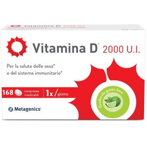Vitamina d 2000 ui 168 compresse masticabili