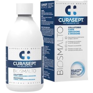 Curasept biosmalto collutorio carie abrasione&erosione 300 ml